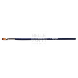 PENNELLO LINGUA DI GATTO S. 758 FILATO SINTETICO teijin BRONZO MAN. LUNGO N. 14