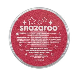 COLORE PER IL BODY ART, VISO, BELLY PAINTING  - FARD ACQUARELLABILE DA 18 ML 550 ROSSO SCINTILLANTE