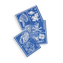 STENCIL TEMA RAGAZZI 6 PZ.