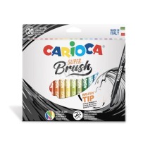 PENNARELLI SUPER BRUSH CARIOCA CONF. DA 20 PZ