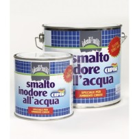 Smalto Acrilico all'acqua BRILLANTE - Linea CIPIR - 2.5 LT. BIANCO