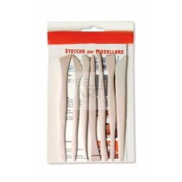 STECCHE IN PLASTICA RESISTENTE PER MODELLATO DA CM. 17