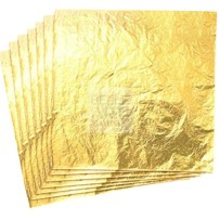 LIBRETTO FOGLIA ORO FINO 23K ALIMENTARE 8X8 4 FOGLI