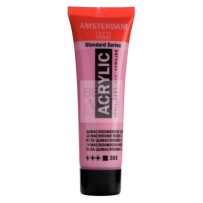 AMSTERDAM "ACRYLIC" 20ML 385 ROSA QUINACR. CHIARO