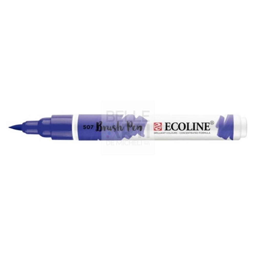 PENNARELLO ECOLINE BRUSHPEN 507 BLU OLTREMARE VIOL.