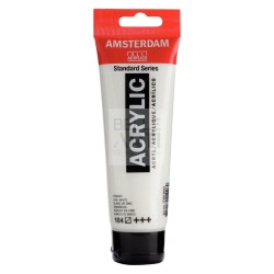 COLORE ACRILICO AMSTERDAM "ACRYLIC" TUBO DA 120ML 104 BIANCO ZINCO