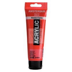 COLORE ACRILICO AMSTERDAM "ACRYLIC" TUBO DA 120ML 315 ROSSO PYRROLE