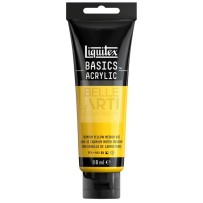 COLORE ACRILICO LIQUITEX BASICS TUBO DA 118 ml. 830 GIALLO DI CADMIO MEDIO