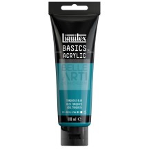 COLORE ACRILICO LIQUITEX BASICS TUBO DA 118 ml. 046 BLU TURCHESE