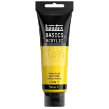 COLORE ACRILICO LIQUITEX BASICS TUBO DA 118 ml. 410 GIALLO PRIMARIO