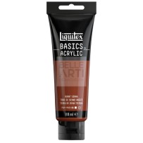COLORE ACRILICO LIQUITEX BASICS TUBO DA 118 ml. 127 TERRA DI SIENA BRUCIATA