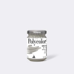 COLORE ACRILICO SERIE POLYCOLOR DA 140 ml Metallico 003 ARGENTO