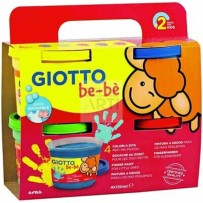 GIOTTO BEBÈ SUPER COLORI A DITA 150ML CONF. 4 PZ