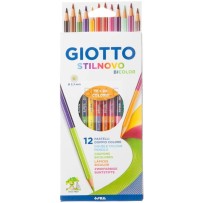 PASTELLI GIOTTO STILNOVO BICOLORE CONF. DA PZ 12