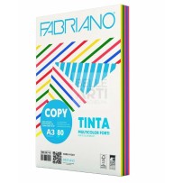 CARTA COPYTINTA FABRIANO F.TO A4 - GR. 80 - FG.250 COLORI FORTI