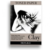 BLOCCO CARTA DA DISEGNO TONED PAPER " CLAY " A4 120GR 50FG