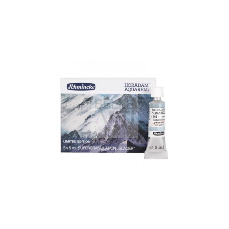 SET ACQUERELLI "SUPERGRANULATION" 5X5 ML "GLACIER"
