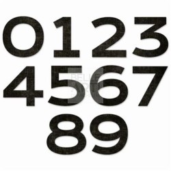 FUSTELLA THINLITS SET X10 NUMERI BY TIM HOLTZ