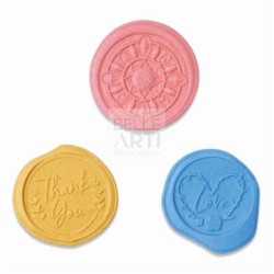 FUSTELLA 3D IMPRESSLITS EMBOSSING FOLDER "SIGILLI IN CERA" BY GEORGIE EVANS