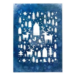 FUSTELLA THINLITS NORDIC WINTER BY TIM HOLTZ