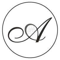 MONO SIGILLO IN BRONZO LETTERA A