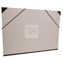 CARTELLA PORTADISEGNI NATURALE CON ELASTICI 32X45 GRIGIO