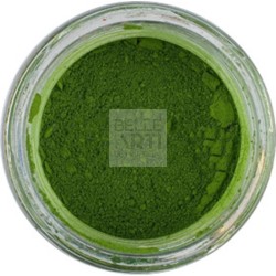 PIGMENTO IN POLVERE PER ARTISTI VERDE CROMO CHIARO #7016 BARATTOLO DA 100 ml.