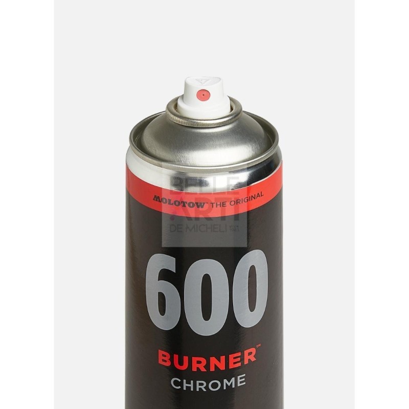 BOMBOLA SPRAY " BURNER " ML 600 VERNICE CROMO RAME