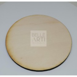 SAGOMA IN LEGNO DI PIOPPO CERCHIO 5MM DIAM. 13 CM #036
