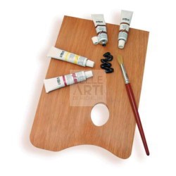 TAVOLOZZA RETTANGOLARE IN FAGGIO F.TO CM. 25 X 30