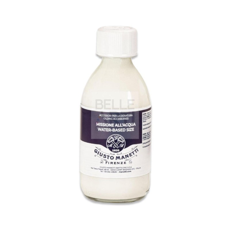 COLLA MISSIONE AD ACQUA PER DORARE 500 ML.