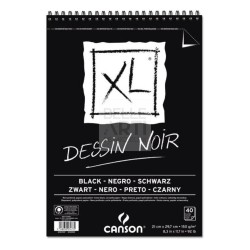 BLOCCO CARTA SPIRALATO MULTITECNICA SERIE XL " DESSIN NOIR " 40 FG. F.TO A3 150 GR