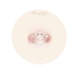 VISO STAMPATO SU TESSUTO " MINIPOP " DIAM. 13 CM