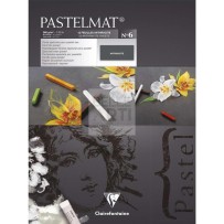BLOCCO CARTA PASTELMAT 360 GR 12F 30X40 COL. ANTRACITE SEL. 6