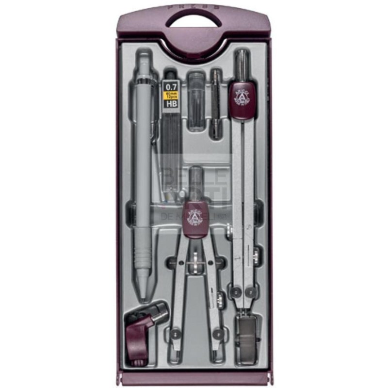 COMPASSO PROFESSIONALE CON ASTA TELESCOPICA + 8 ACCESSORI