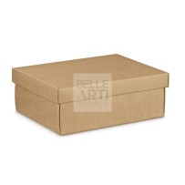 SCATOLA IN CARTONE RETTANGOLARE 41X33 CM ECRU'