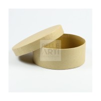 SCATOLA IN CARTONE ROTONDA DIAM. 27.5 CM ECRU'