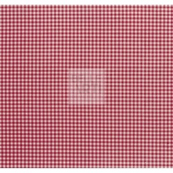 PANNO LENCI 1 MM 30X40 CM PANNA/ROSSO GINGAM