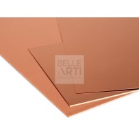 LASTRA RIGIDA IN PURO RAME PER INCISIONE CON PELLICOLA PROTETTIVA 25X33.3 CM SPESSORE 1 MM