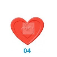 FUSTELLA CON EFFETTO RILIEVO 32 MM - CUORE