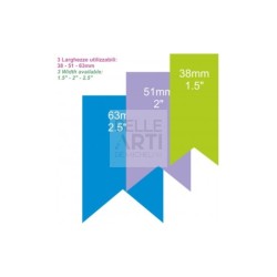 FUSTELLA MANUALE PER CREARE ETICHETTE - BANDIERA