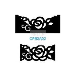 FUSTELLA MANUALE COMBINATA PER BORDI - ROSA