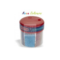 GLITTER - BARATTOLO 6 GR IN 6 COLORI ASSORTITI " RAINBOW "