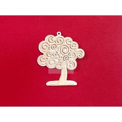 SAGOMA IN LEGNO DI PIOPPO ALBERO DELLA VITA 3.5MM H. 5 CM #181