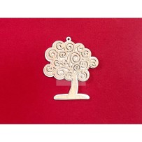 SAGOMA IN LEGNO DI PIOPPO ALBERO DELLA VITA 3.5MM H. 5 CM #181