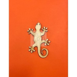 SAGOMA IN LEGNO DI PIOPPO GECO 3MM H. 12 CM #208