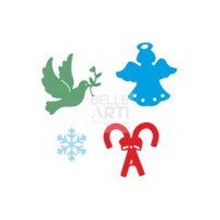 FUSTELLA SOTTILE " 4 SOGGETTI NATALE "