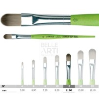 PENNELLO LINGUA DI GATTO S. 375 SERIE " FIT" FILATO GRIGIO M.C. NUM. 12