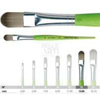 PENNELLO LINGUA DI GATTO S. 375 SERIE " FIT" FILATO GRIGIO M.C. NUM. 16