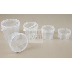 BARATTOLO VUOTO PP TRASPARENTE CON TAPPO CAPACITÀ 280 ML #280